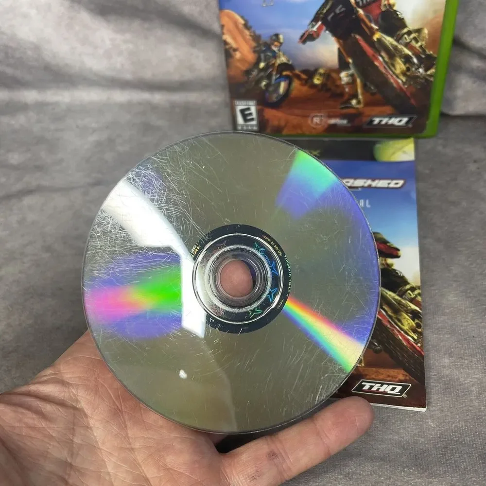MX Unleashed (Microsoft Xbox, 2004) video game Tested Rough Disc Complete